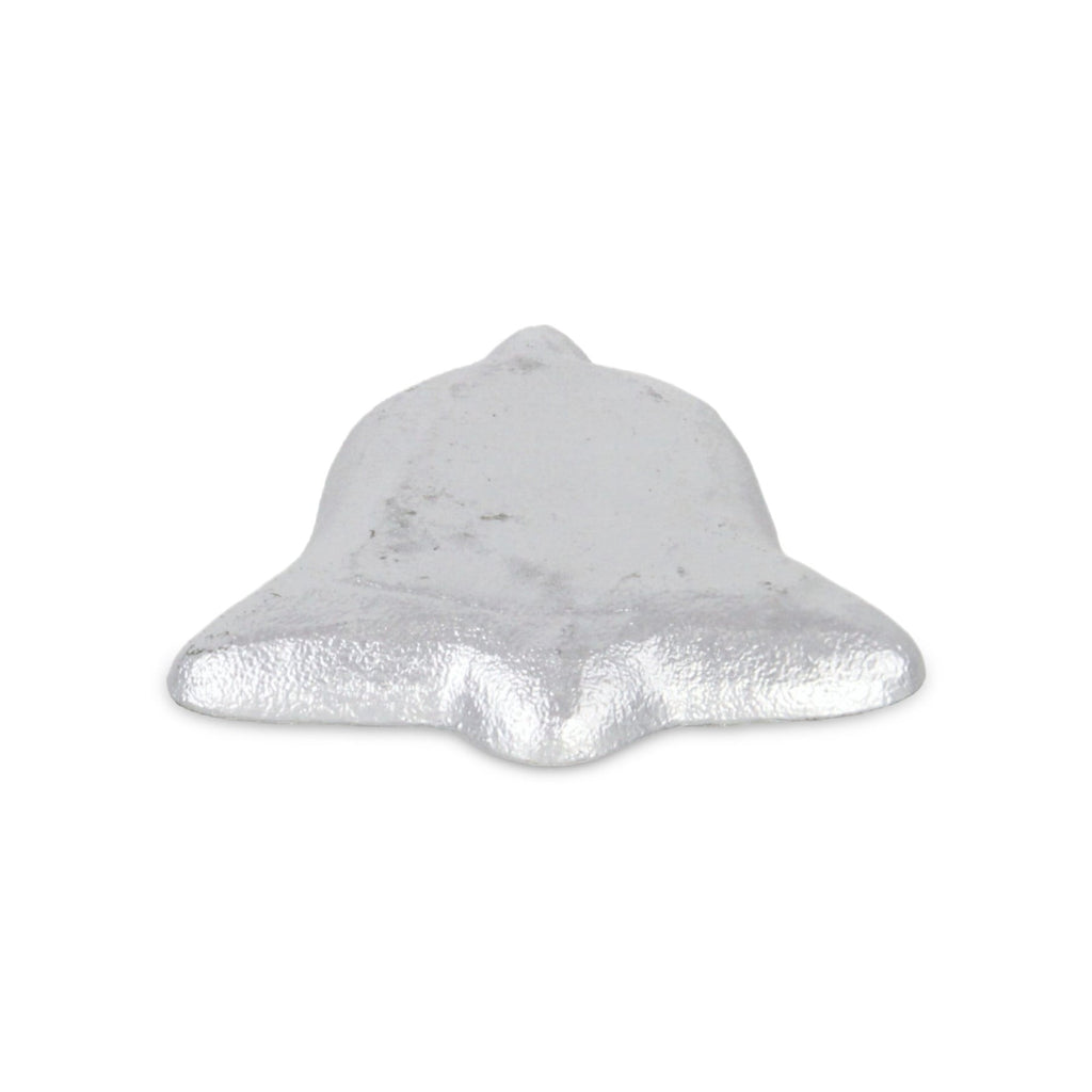 Christmas Bell Trinket Tray 5" - Silver Cast Iron Decorative Gift