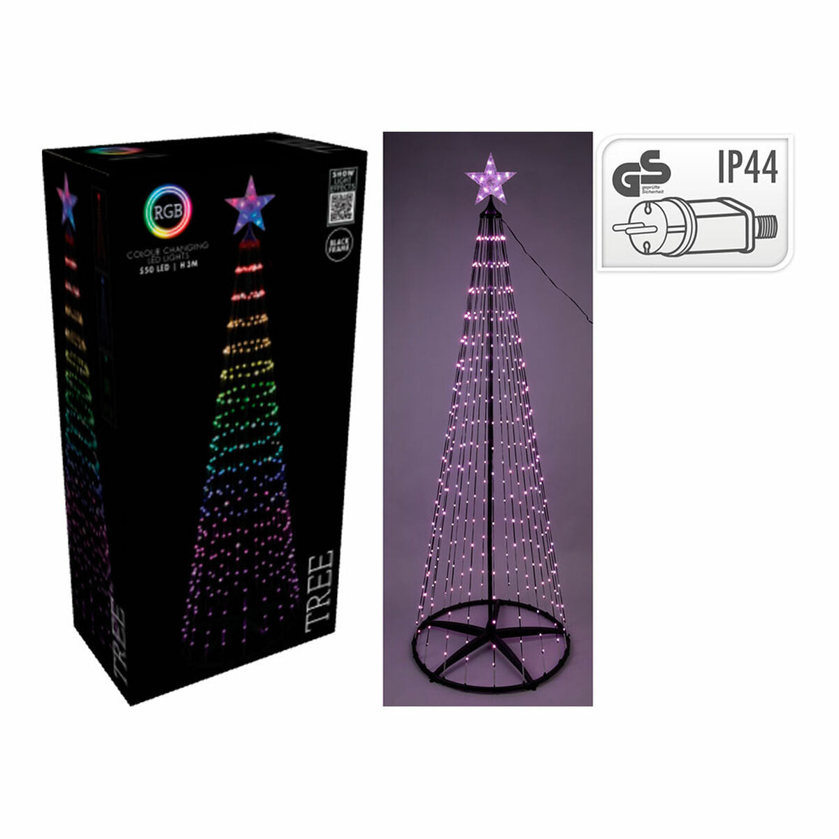 RGB LED Christmas Tree Outdoor 30-180cm - Remote Control Decor